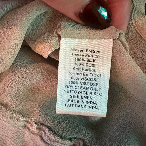 Sains from Anthropologie Sheer Beaded shirt - Picture 2 of 3